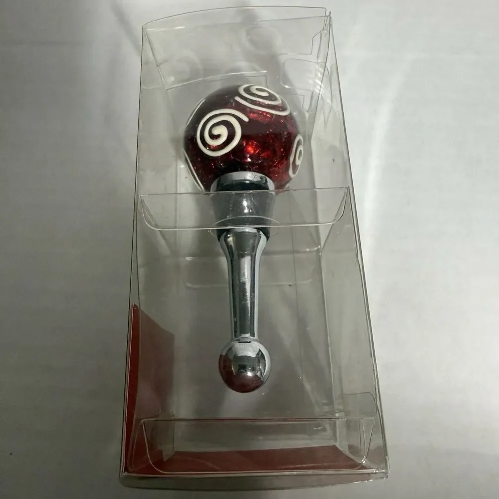 Pier 1 Imports Bottle Stopper Christmas Ball Bulb Ornament Red New Old stock